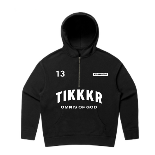 TIKKKR Omnis of God Half Zip hood for women