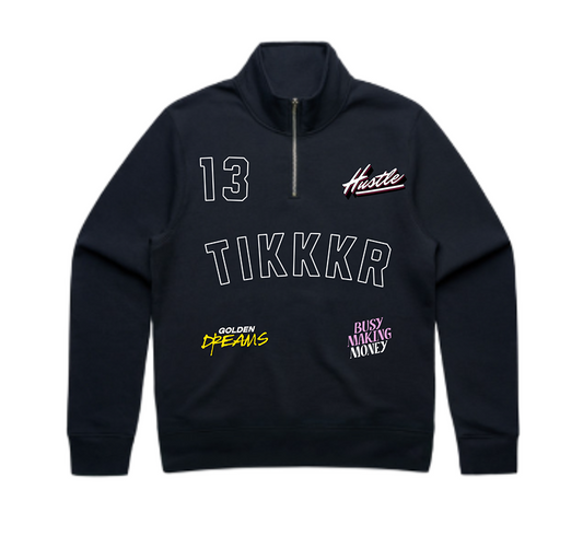 TIKKKR Half Zip crew for women